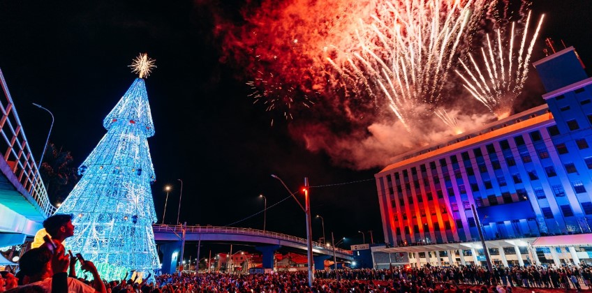 Inauguração do Brilho de Natal Barra Mansa entra para a história da cidade